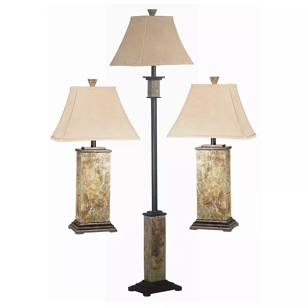 Bennington 3-piece Table & Floor Lamp Set 3 Bennington 3-piece Table & Floor Lamp Set