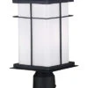 Quary 1-Light Post Lantern Home -Kenroy Shop 3050013612 RLLD 1