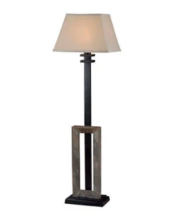 60in Meagher Outdoor Floor Lamp Home