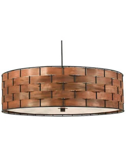 3-Light Woven Pendant Home