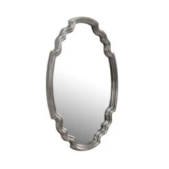 Backstage Antique Nickel 24 1/2" X 35 1/2" Oval Wall Mirror 10 Backstage Antique Nickel 24 1/2" X 35 1/2" Oval Wall Mirror -Kenroy Shop backstage antique nickel 24 and one half inch x 35 and one half inch oval wall mirror 83m21views1