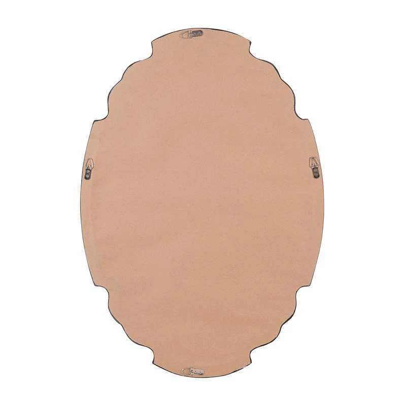 Backstage Antique Nickel 24 1/2" X 35 1/2" Oval Wall Mirror 7 Backstage Antique Nickel 24 1/2" X 35 1/2" Oval Wall Mirror - Image 5