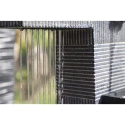 Block Fall 33 1/2"H Black Gray Outdoor LED Floor Fountain 11 Block Fall 33 1/2"H Black Gray Outdoor LED Floor Fountain -Kenroy Shop block fall 33 and one half inchh black gray outdoor led floor fountain 194n6views2