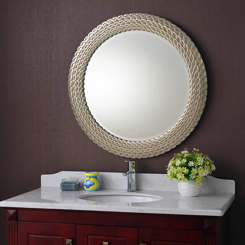 Bracelet Brushed Silver And Gold 35" Round Wall Mirror 3 Bracelet Brushed Silver And Gold 35" Round Wall Mirror