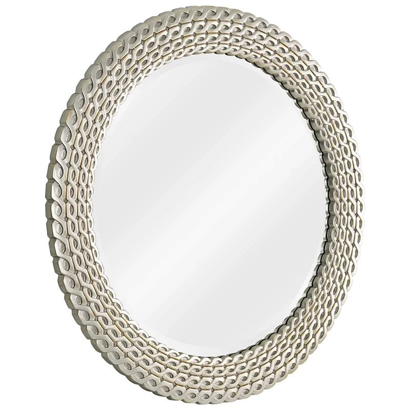 Bracelet Brushed Silver And Gold 35" Round Wall Mirror 5 Bracelet Brushed Silver And Gold 35" Round Wall Mirror - Image 3