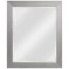 Drake Brushed Steel 27 1/4" X 33 1/4" Wall Mirror