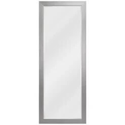 Drake Brushed Steel 29 1/4" X 77 1/4" Floor Mirror
