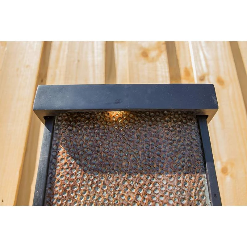 Forged Water 26"H Hammered Copper Outdoor LED Wall Fountain 8 Forged Water 26"H Hammered Copper Outdoor LED Wall Fountain - Image 6