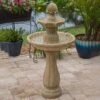 Frost 44 1/4" High 3-Tier Outdoor Garden Solar Fountain 2 Frost 44 1/4" High 3-Tier Outdoor Garden Solar Fountain -Kenroy Shop frost 44 and one quarter inch high 3 tier outdoor garden solar fountain 66h95