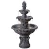 Ibiza 45" High 3-Tiered Traditional Fountain 2 Ibiza 45" High 3-Tiered Traditional Fountain -Kenroy Shop ibiza 45 inch high 3 tiered traditional fountain 66h80