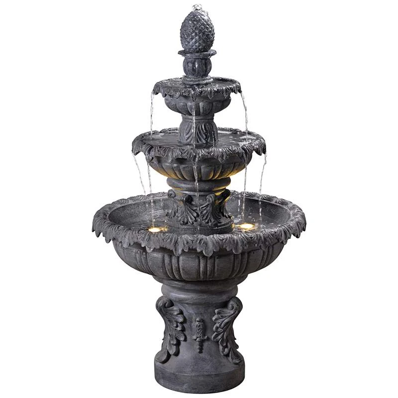 Ibiza 45" High 3-Tiered Traditional Fountain 3 Ibiza 45" High 3-Tiered Traditional Fountain