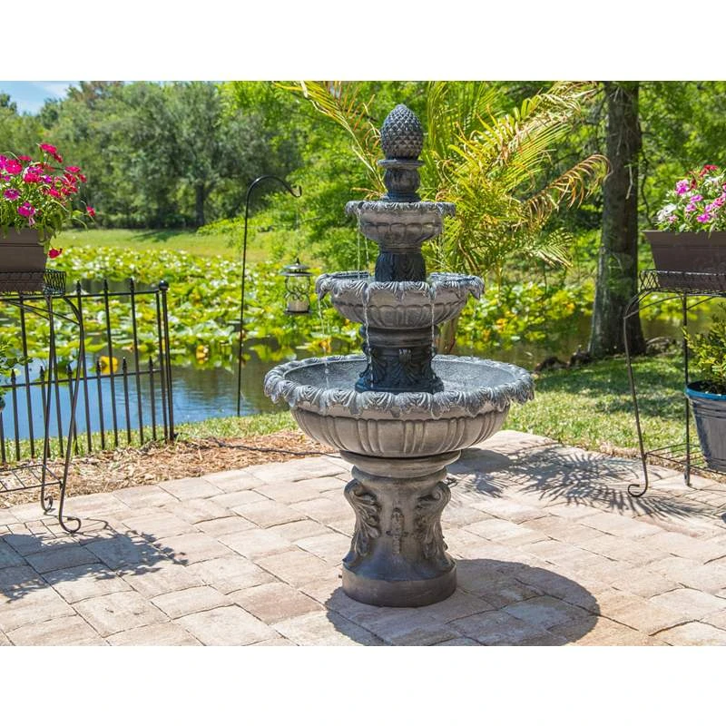 Ibiza 45" High 3-Tiered Traditional Fountain 7 Ibiza 45" High 3-Tiered Traditional Fountain - Image 5