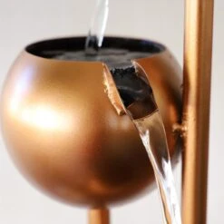 Icarus 47 1/4"H Copper And Black Cascading Floor Fountain 10 Icarus 47 1/4"H Copper And Black Cascading Floor Fountain -Kenroy Shop icarus 47 and one quarter inchh copper and black cascading floor fountain 85a53views3