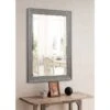Jerry Textured Gray 29 3/4" X 41 3/4" Wall Mirror 2 Jerry Textured Gray 29 3/4" X 41 3/4" Wall Mirror -Kenroy Shop jerry textured gray 29 and three quarter inch x 41 and three quarter inch wall mirror 83m40cropped