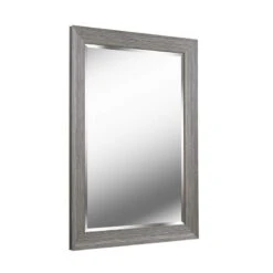 Jerry Textured Gray 29 3/4" X 41 3/4" Wall Mirror -Kenroy Shop jerry textured gray 29 and three quarter inch x 41 and three quarter inch wall mirror 83m40views1
