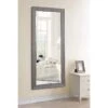 Jerry Textured Gray 29 3/4" X 63 3/4" Floor Mirror -Kenroy Shop jerry textured gray 29 and three quarter inch x 63 and three quarter inch floor mirror 83m39cropped