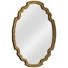 Kenroy Home Backstage Gold 24 1/2" X 35 1/2" Wall Mirror -Kenroy Shop kenroy home backstage gold 24 and one half inch x 35 and one half inch wall mirror 62f23