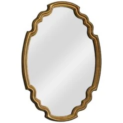 Kenroy Home Backstage Gold 24 1/2" X 35 1/2" Wall Mirror