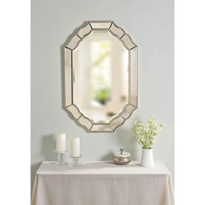 Kenroy Home Deidre Antique Champagne 24" X 36" Wall Mirror 2 Kenroy Home Deidre Antique Champagne 24" X 36" Wall Mirror