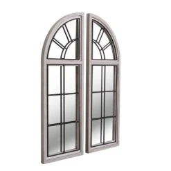 Kenroy Home Doublet White 15" X 42" Wall Mirrors Set Of 2 -Kenroy Shop kenroy home doublet white 15 inch x 42 inch wall mirrors set of 2 83j22views1