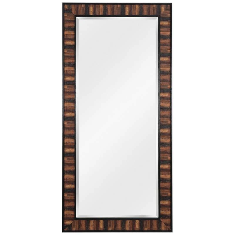 Kenroy Home Estaba Dark Wood 31 1/2 X 65 1/2" Floor Mirror 4 Kenroy Home Estaba Dark Wood 31 1/2 X 65 1/2" Floor Mirror - Image 2