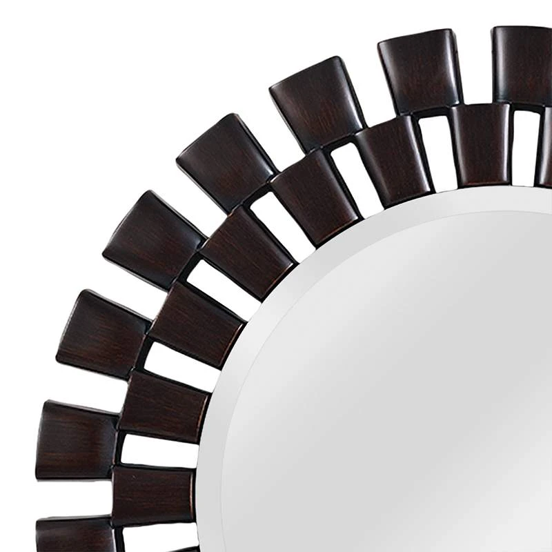 Kenroy Home Gilbert Oil-Rubbed Bronze 36" Round Mirror 4 Kenroy Home Gilbert Oil-Rubbed Bronze 36" Round Mirror - Image 2