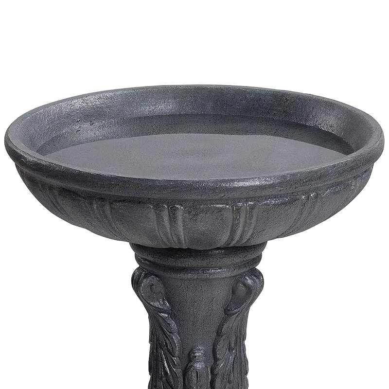 Kenroy Home Ibizia 21" High Zinc Outdoor Bird Bath 5 Kenroy Home Ibizia 21" High Zinc Outdoor Bird Bath - Image 3