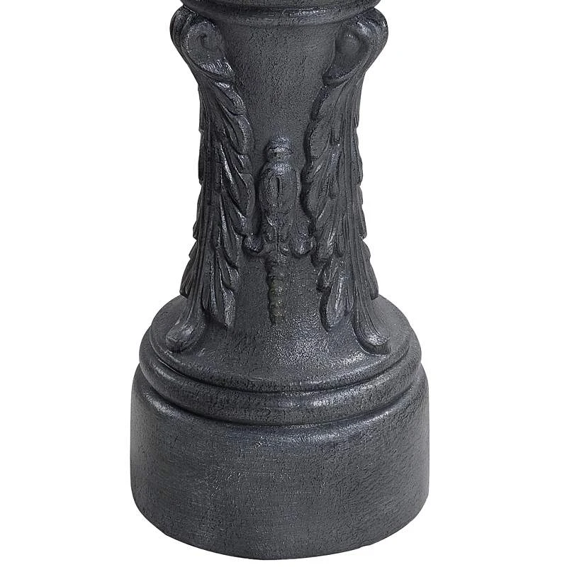 Kenroy Home Ibizia 21" High Zinc Outdoor Bird Bath 6 Kenroy Home Ibizia 21" High Zinc Outdoor Bird Bath - Image 4