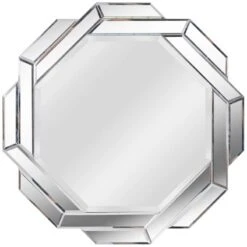 Kenroy Home Junction Glass 24" X 24" Wall Mirror