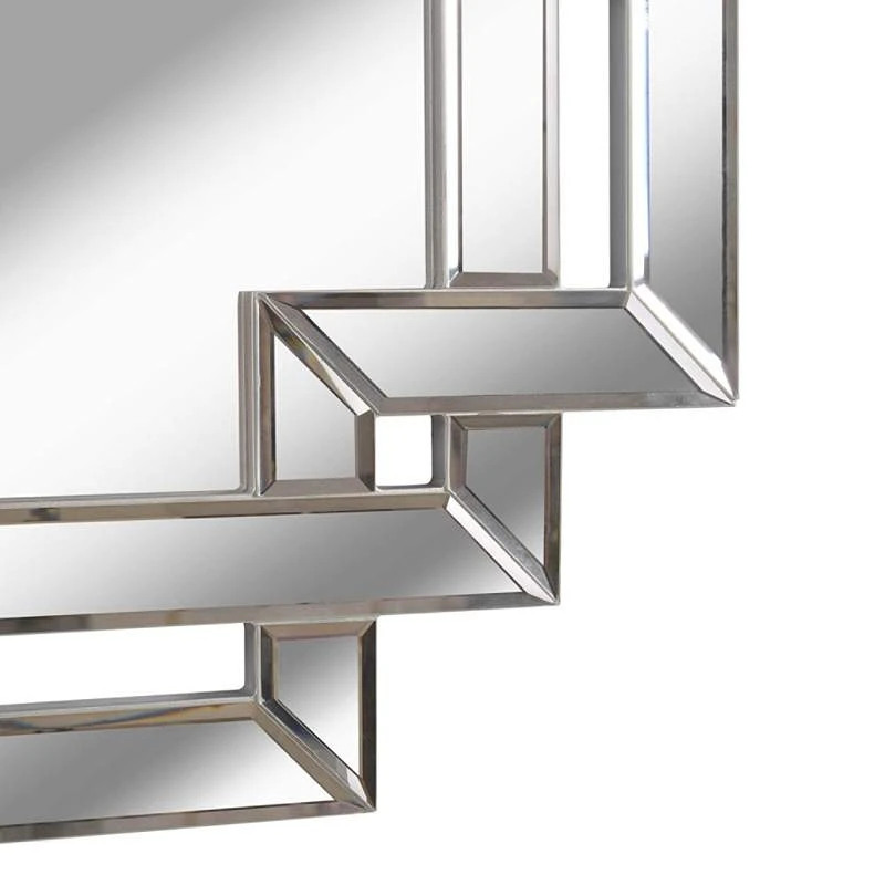 Kenroy Home Linas 31 1/2" X 44" Geometric Wall Mirror 5 Kenroy Home Linas 31 1/2" X 44" Geometric Wall Mirror - Image 3