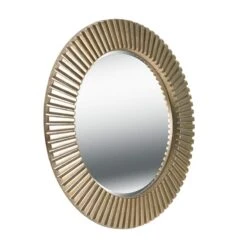 Kenroy Home North Antique Brass 34" Round Wall Mirror 11 Kenroy Home North Antique Brass 34" Round Wall Mirror -Kenroy Shop kenroy home north antique brass 34 inch round wall mirror 83j20views1