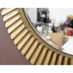 Kenroy Home North Antique Brass 34" Round Wall Mirror 12 Kenroy Home North Antique Brass 34" Round Wall Mirror -Kenroy Shop kenroy home north antique brass 34 inch round wall mirror 83j20views2