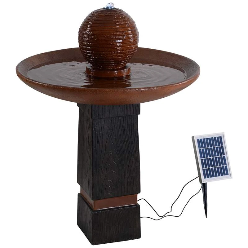 Kenroy Home Oswego 31 1/2" High Copper Solar LED Fountain 4 Kenroy Home Oswego 31 1/2" High Copper Solar LED Fountain - Image 2