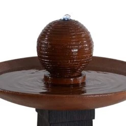 Kenroy Home Oswego 31 1/2" High Copper Solar LED Fountain 10 Kenroy Home Oswego 31 1/2" High Copper Solar LED Fountain -Kenroy Shop kenroy home oswego 31 and one half inch high copper solar led fountain 860h0views1