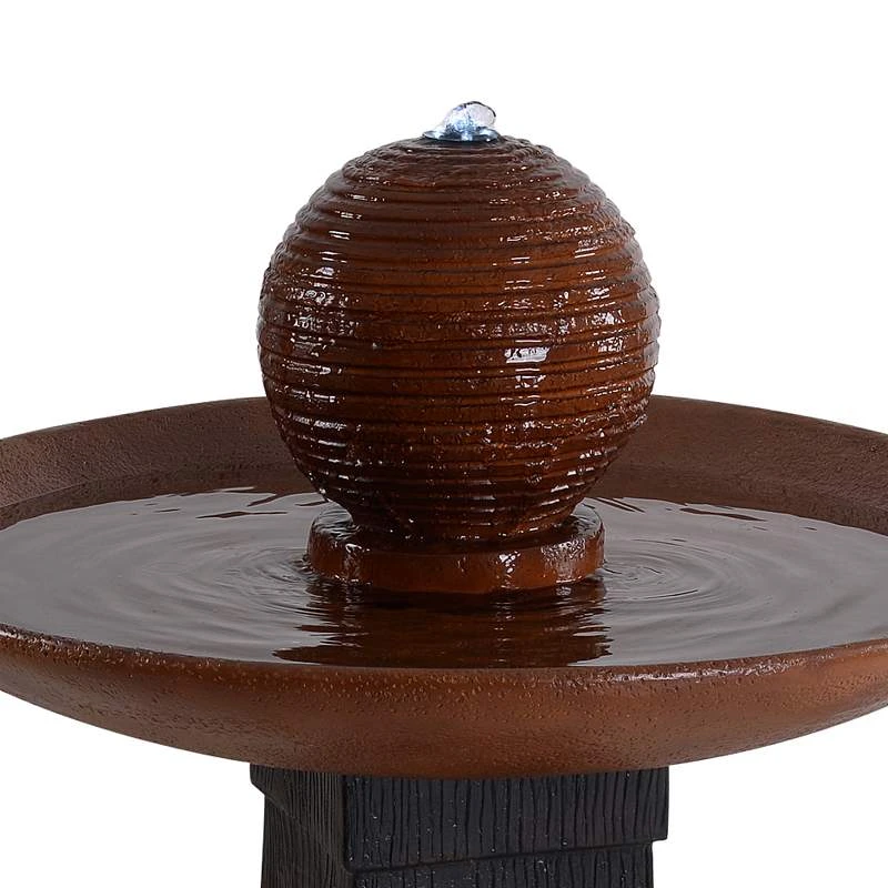 Kenroy Home Oswego 31 1/2" High Copper Solar LED Fountain 5 Kenroy Home Oswego 31 1/2" High Copper Solar LED Fountain - Image 3