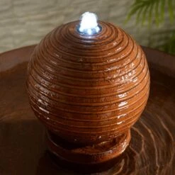 Kenroy Home Oswego 31 1/2" High Copper Solar LED Fountain 13 Kenroy Home Oswego 31 1/2" High Copper Solar LED Fountain -Kenroy Shop kenroy home oswego 31 and one half inch high copper solar led fountain 860h0views4