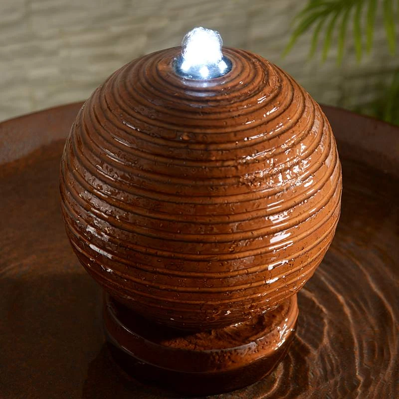Kenroy Home Oswego 31 1/2" High Copper Solar LED Fountain 8 Kenroy Home Oswego 31 1/2" High Copper Solar LED Fountain - Image 6