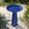 Kenroy Home Otaki 21 1/2"H Blue Ceramic Outdoor Bird Bath 2 Kenroy Home Otaki 21 1/2"H Blue Ceramic Outdoor Bird Bath -Kenroy Shop kenroy home otaki 21 and one half inchh blue ceramic outdoor bird bath 863h0cropped