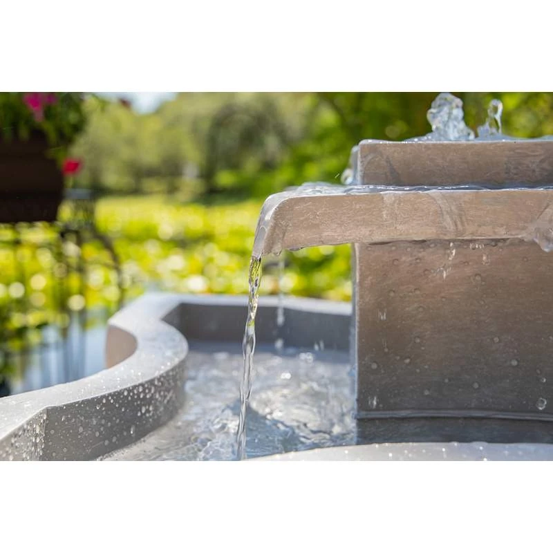 Kenroy Home Quad 31 1/2"H Concrete Outdoor Floor Fountain 7 Kenroy Home Quad 31 1/2"H Concrete Outdoor Floor Fountain - Image 5