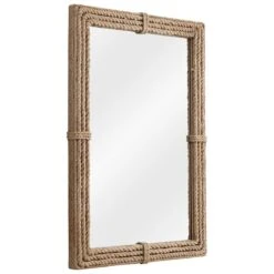 Kenroy Home Rudy Natural Rope 28" X 42" Wall Mirror 10 Kenroy Home Rudy Natural Rope 28" X 42" Wall Mirror -Kenroy Shop kenroy home rudy natural rope 28 inch x 42 inch wall mirror 62f12views1