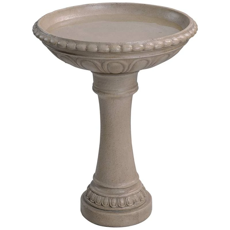 Kenroy Home Tucson 21" High Sandstone Outdoor Bird Bath 4 Kenroy Home Tucson 21" High Sandstone Outdoor Bird Bath - Image 2