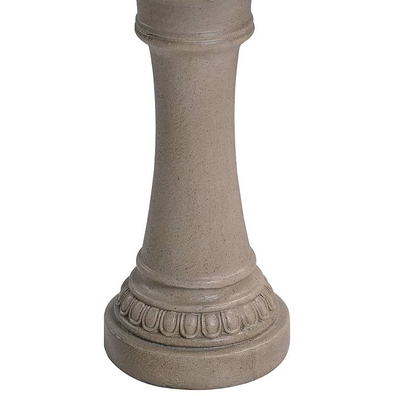 Kenroy Home Tucson 21" High Sandstone Outdoor Bird Bath 6 Kenroy Home Tucson 21" High Sandstone Outdoor Bird Bath - Image 4