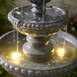 Kenroy Home Tucson 46" High Zinc 3-Tier LED Floor Fountain 11 Kenroy Home Tucson 46" High Zinc 3-Tier LED Floor Fountain -Kenroy Shop kenroy home tucson 46 inch high zinc 3 tier led floor fountain 85a48views2