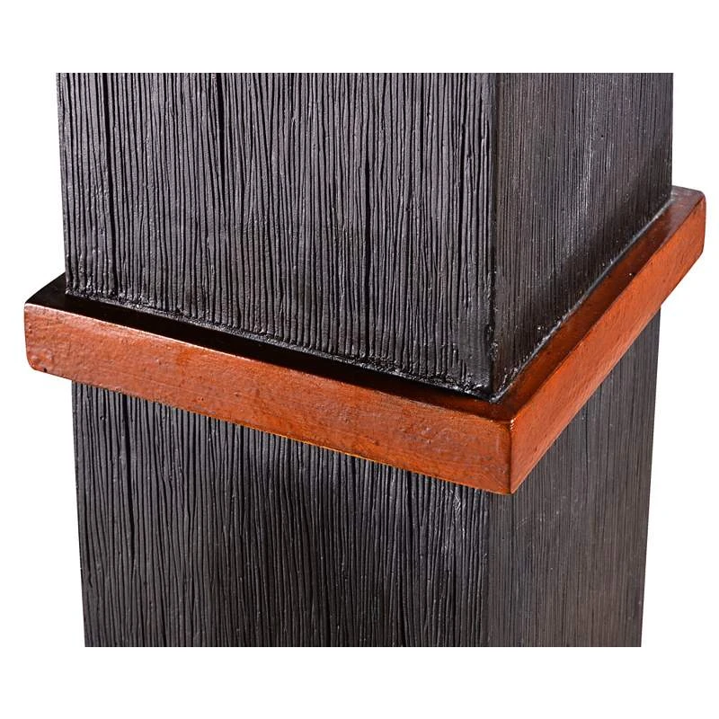 Kyoto 40" High Copper Bronze Solar Outdoor Fountain 4 Kyoto 40" High Copper Bronze Solar Outdoor Fountain - Image 2