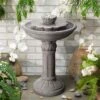 Nymph 25 1/2" High Weathered Stone Patio Bubbler Fountain 1 Nymph 25 1/2" High Weathered Stone Patio Bubbler Fountain -Kenroy Shop nymph 25 and one half inch high weathered stone patio bubbler fountain 78f08cropped