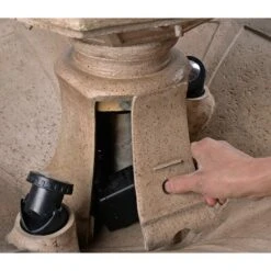 Riviera 56" Sandstone 3-Tier Bubbler Fountain With LED Light 11 Riviera 56" Sandstone 3-Tier Bubbler Fountain With LED Light -Kenroy Shop riviera 56 inch sandstone 3 tier bubbler fountain with led light 66k57views2