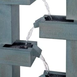 Stanton 51" High Dusty Blue Waterfall Water Chain Fountain 12 Stanton 51" High Dusty Blue Waterfall Water Chain Fountain -Kenroy Shop stanton 51 inch high dusty blue waterfall water chain fountain 78e47views3