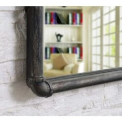 Steam Fitter Vintage Metal 24" X 60" Floor Mirror -Kenroy Shop steam fitter vintage metal 24 inch x 60 inch floor mirror 83r18views4