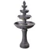 Tucson 65" High Zinc 4-Tier Outdoor LED Floor Fountain 1 Tucson 65" High Zinc 4-Tier Outdoor LED Floor Fountain -Kenroy Shop tucson 65 inch high zinc 4 tier outdoor led floor fountain 66h78