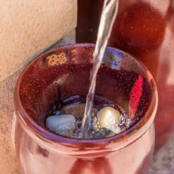 Vessel 36" High Textured Rustic Ceramic Outdoor Fountain 12 Vessel 36" High Textured Rustic Ceramic Outdoor Fountain -Kenroy Shop vessel 36 inch high textured rustic ceramic outdoor fountain 66h90views3